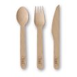 BBQ Party Wooden Cutlery 24pcs Hot on Sale