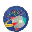 Blast off Birthday Foil Balloon 45cm Online Sale