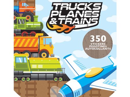 Trucks Planes Sticker Book Fashion