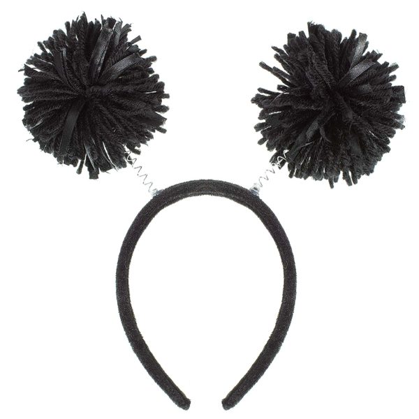 Black Pom Pom Headbopper Discount