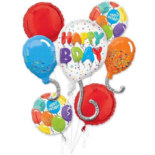 Birthday Celebration Balloon Bouquet Discount