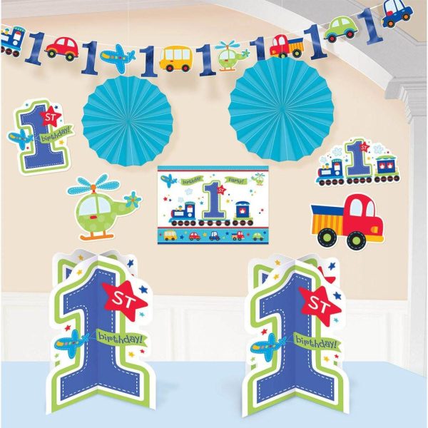 All Aboard Birthday Room Decorating Kit For Sale