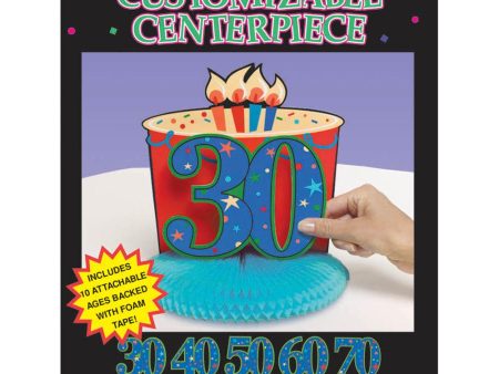 A Year To Celebrate Birthday Attachable Centerpiece For Discount