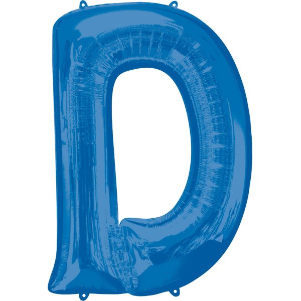 Blue Letter Minishape Foil Balloons Sale