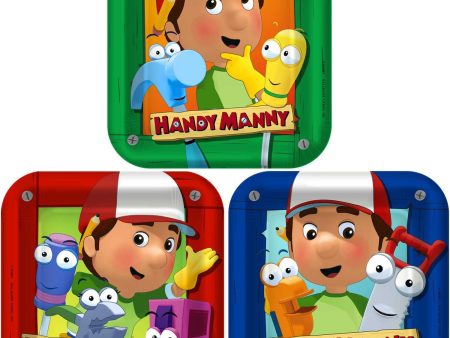 Handy Manny Desert Plates 8pcs on Sale