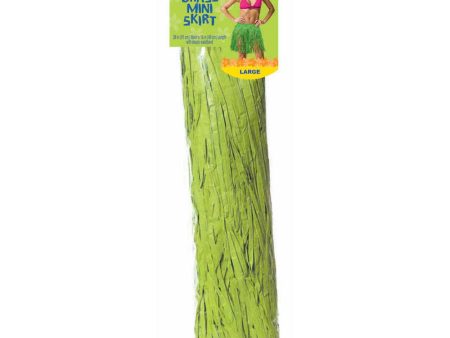 Adult Green Tissue Hula Skirt 16 x 36in Online Hot Sale