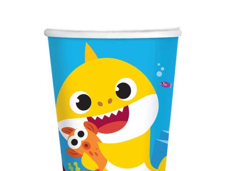 Baby Shark Paper Cups 9oz, 8pcs Discount