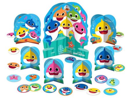 Baby Shark Centerpiece Table Decorating Kit Discount