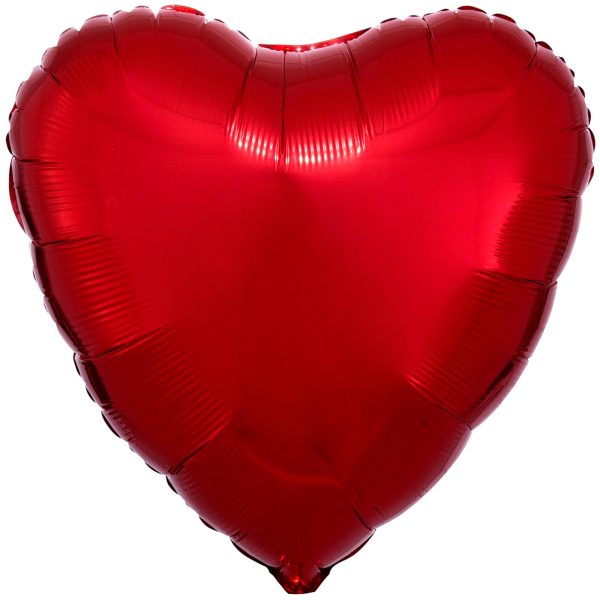 Mettalic Red Foil Balloon 18in Hot on Sale