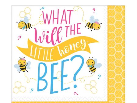 Baby Shower - What Will It Bee? Lunch Tissues 16pcs on Sale