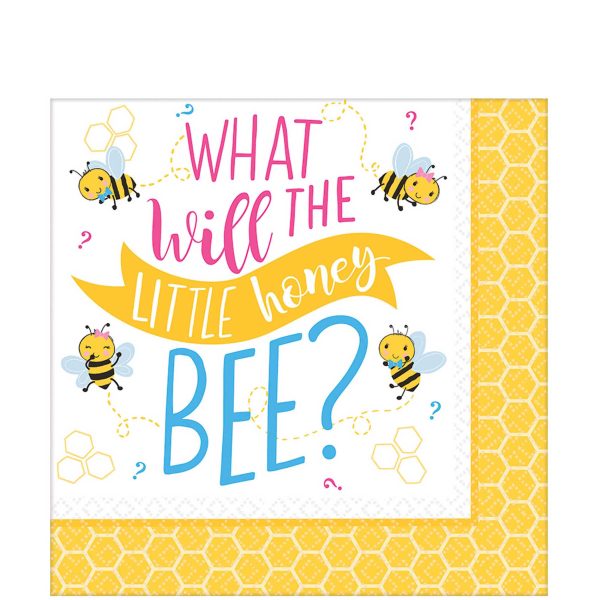 Baby Shower - What Will It Bee? Lunch Tissues 16pcs on Sale