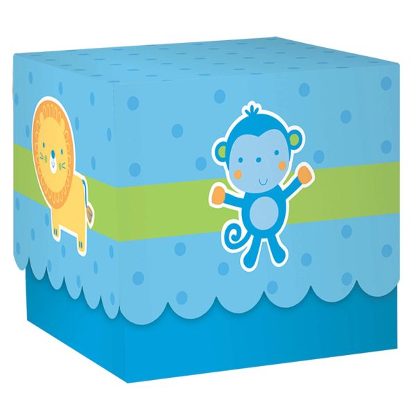 Baby Shower Blue Printed Paper Boxes 24pcs For Sale