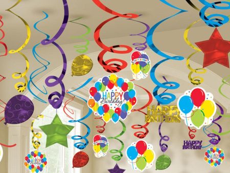 Balloon Bash Swirl Decorations 50pcs Online Hot Sale