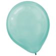 Robins Egg Blue Pearlized Latex Balloons 12in, 15pcs Discount