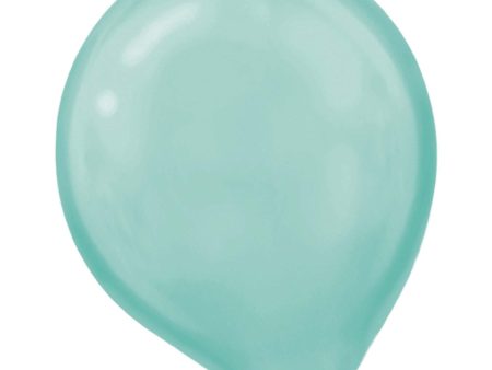 Robins Egg Blue Pearlized Latex Balloons 12in, 15pcs Discount