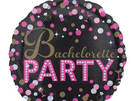 Bachelorette Sassy Party Jumbo Holographic Balloon 28in Online now