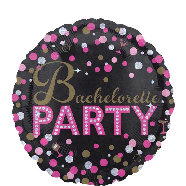 Bachelorette Sassy Party Jumbo Holographic Balloon 28in Online now