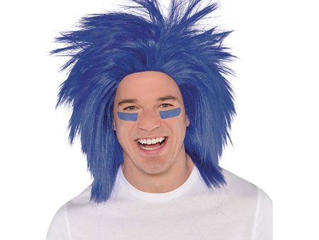 Blue Crazy Wig Online