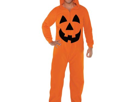 Adult Pumpkin Zipster Costume For Sale