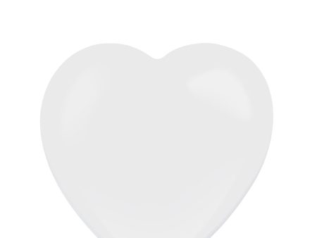 Frosty White Standard Heart Latex Balloons 50pcs Online Sale