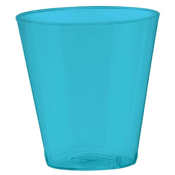 Carribean Blue Shot Glasses 2oz, 100pcs Online Sale