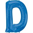 Blue Letter SuperShape Foil Balloons Discount