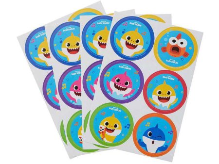 Baby Shark Stickers 24pcs Online Sale