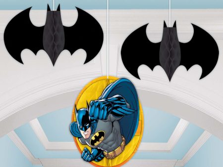 Batman Honeycomb Decoration 3pcs Cheap