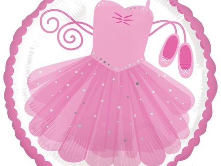 Ballerina Tutu Foil Balloon 18in For Sale