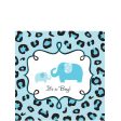 Baby Shower - Sweet Safari Boy Beverage Tissues 36pcs Sale