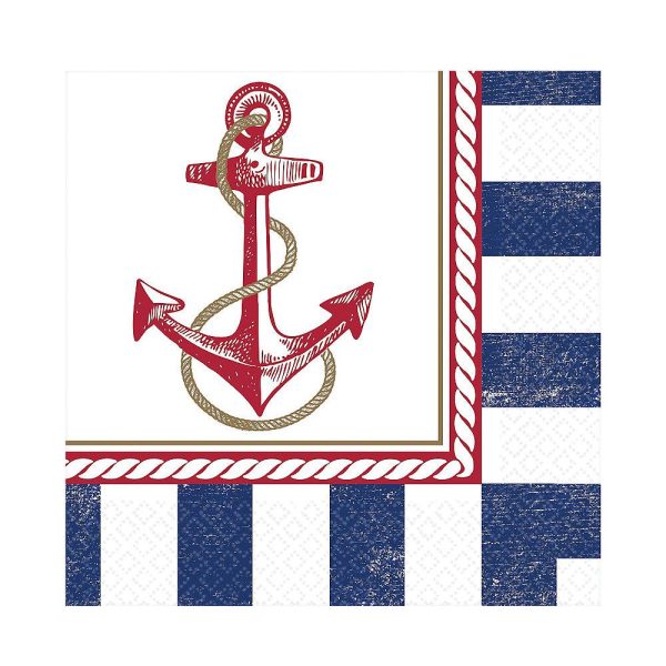 Anchors Aweigh Lunch Tissues 16pcs For Cheap