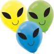 Blast Off Birthday Assorted Latex Balloons 12in, 15pcs For Cheap