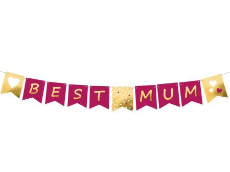 Best Mom Letter Banner Hot on Sale