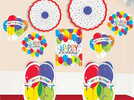 Balloon Bash Room Decorating Kit Online now