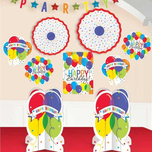 Balloon Bash Room Decorating Kit Online now