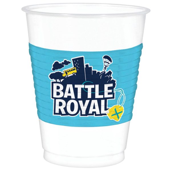 Battle Royal Plastic Cups 16oz, 8pcs For Discount