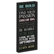 Be Bold Hanging Sign Decoration Online now