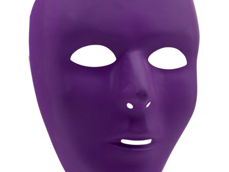 Adult Mask Full Face Purple Supply