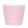 Blush Pink Plastic Cups 9oz, 20pcs Discount