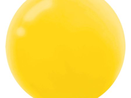 Yellow Sunshine Latex Balloon 24in, 4pcs Cheap