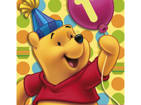 Pooh s 1st Birthday Invitation Cards 8pcs Online Hot Sale