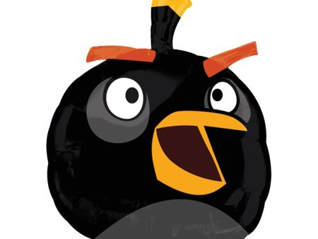 Angry Birds Black Bird Foil Balloon 19 x 24in For Cheap