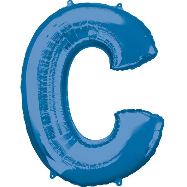 Blue Letter SuperShape Foil Balloons Discount