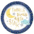 Baby Shower - Twinkle Little Star Metallic Paper Plates 10.50in, 8pcs Discount