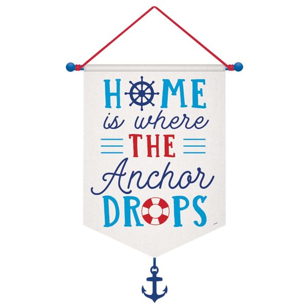 Anchors Drop Canvas Hanging Decoration Online Hot Sale