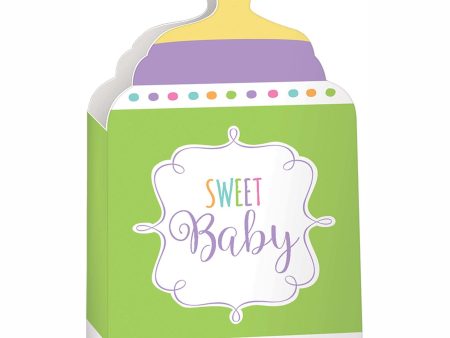 Baby Shower Neutral Bottle Paper Containers 24pcs on Sale