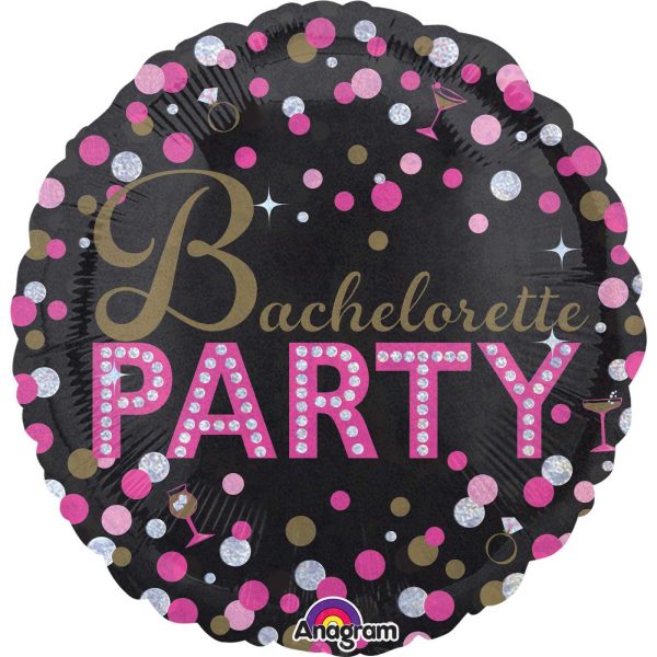 Bachelorette Sassy Party Holographic Balloon 18in For Cheap