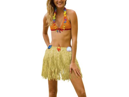 Adult Plastic Luau Skirt 18 x 31in Discount