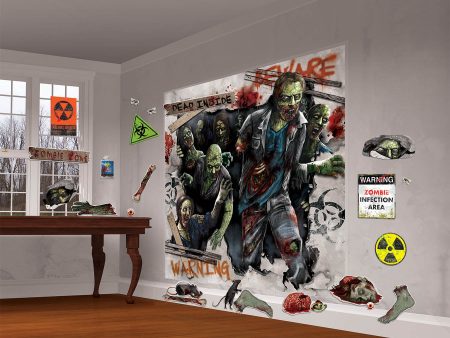 Zombie Scene Setter Decoration Kit Hot on Sale