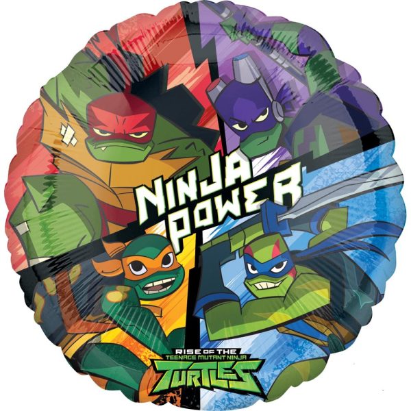 Rise of the TMNT Foil Balloon 45cm Supply